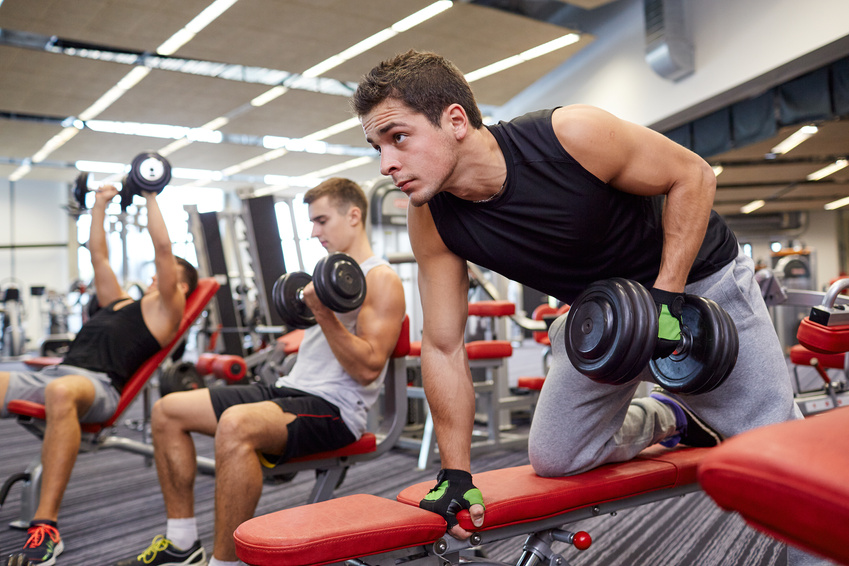 Men in the Gym